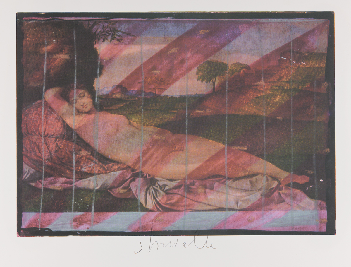 Strawalde,Serie „Schlummernde Venus“, 1997,Bl. B4, Farboffset 4